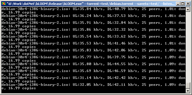 bloom running on Win2k