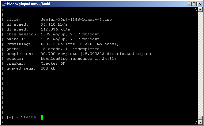 bloom running on linux
